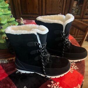 New Suede Leather Winter Boots